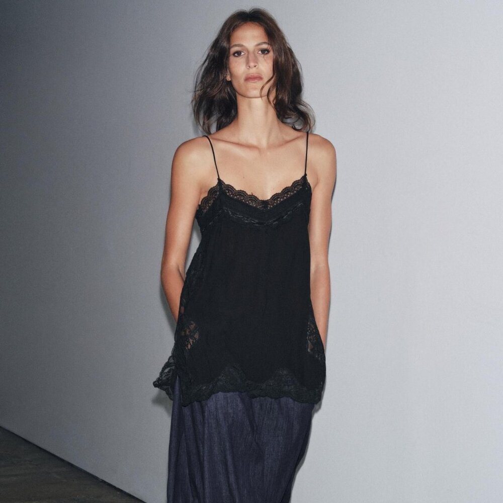 ZW COLLECTION LACE CAMISOLE TOP